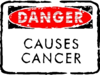 Sticker Custom Preview Image #067995 Health Medical Cartoons Causes Cancer