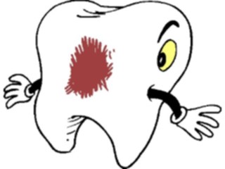 Sticker Custom Preview Image #067996 Health Medical Cartoons Cavity