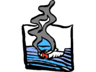 Sticker Custom Preview Image #068002 Health Medical Cartoons Cigarette2