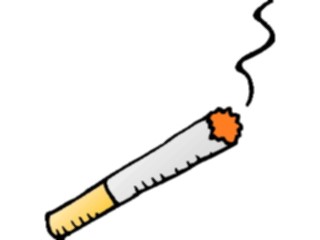 Sticker Custom Preview Image #068003 Health Medical Cartoons Cigarette3