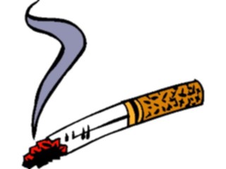 Sticker Custom Preview Image #068006 Health Medical Cartoons Cigarette6