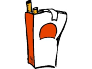 Sticker Custom Preview Image #068010 Health Medical Cartoons Cigarettes1