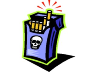 Sticker Custom Preview Image #068012 Health Medical Cartoons Cigarettes3