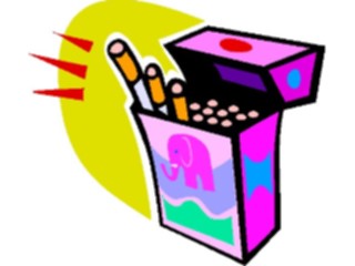 Sticker Custom Preview Image #068015 Health Medical Cartoons Cigarettes6