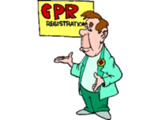 Sticker Custom Preview Image #068027 Health Medical Cartoons C P R Registration
