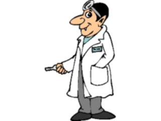 Sticker Custom Preview Image #068111 Health Medical Cartoons Doctor Vampire