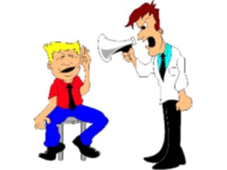 Sticker Custom Preview Image #068191 Health Medical Cartoons Hearing Problem