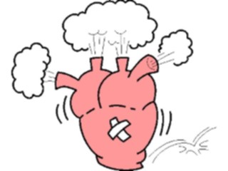 Sticker Custom Preview Image #068192 Health Medical Cartoons Heartat Work