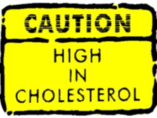 Sticker Custom Preview Image #068195 Health Medical Cartoons Highin Cholesterol