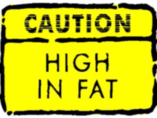 Sticker Custom Preview Image #068196 Health Medical Cartoons Highin Fat