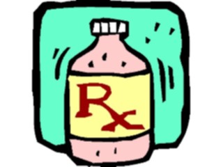 Sticker Custom Preview Image #068261 Health Medical Cartoons Medicine Bottle4