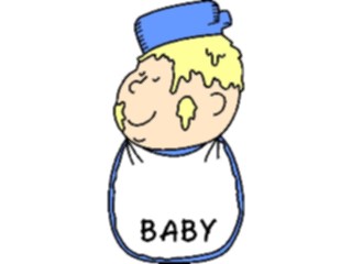 Sticker Custom Preview Image #068275 Health Medical Cartoons Messy Baby