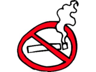 Sticker Custom Preview Image #068294 Health Medical Cartoons No Smoking1