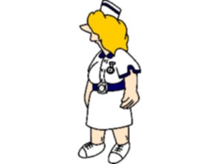 Sticker Custom Preview Image #068298 Health Medical Cartoons Nurse01