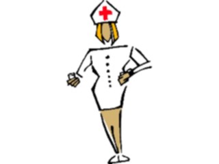 Sticker Custom Preview Image #068308 Health Medical Cartoons Nurse11