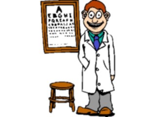 Sticker Custom Preview Image #068340 Health Medical Cartoons Optometrist1