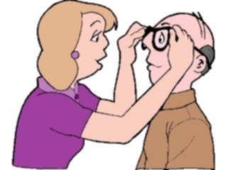 Sticker Custom Preview Image #068341 Health Medical Cartoons Optometrist2