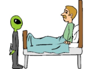 Sticker Custom Preview Image #068353 Health Medical Cartoons Patient Alien