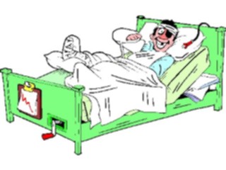 Sticker Custom Preview Image #068355 Health Medical Cartoons Patient Goofy