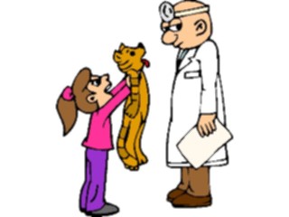 Sticker Custom Preview Image #068366 Health Medical Cartoons Pediatrician Cat