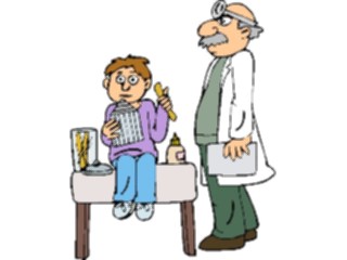 Sticker Custom Preview Image #068368 Health Medical Cartoons Pediatrician Patient2