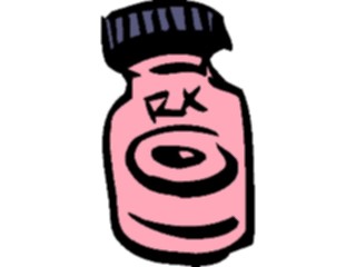 Sticker Custom Preview Image #068380 Health Medical Cartoons Pills Bottle2