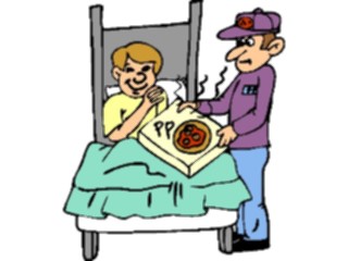 Sticker Custom Preview Image #068387 Health Medical Cartoons Pizzain Hospital