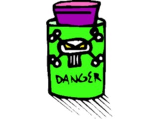 Sticker Custom Preview Image #068393 Health Medical Cartoons Poison02