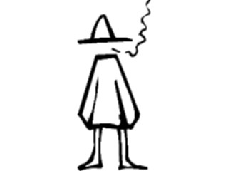 Sticker Custom Preview Image #068450 Health Medical Cartoons Smoker No Head