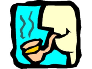 Sticker Custom Preview Image #068457 Health Medical Cartoons Smoking Pipe