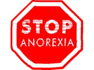 Sticker Custom Preview Image #068468 Health Medical Cartoons Stop Anorexia