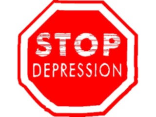 Sticker Custom Preview Image #068470 Health Medical Cartoons Stop Depression