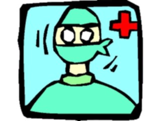 Sticker Custom Preview Image #068483 Health Medical Cartoons Surgeon4