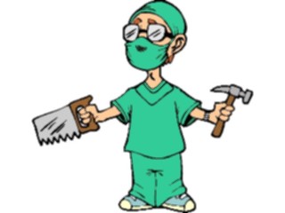 Sticker Custom Preview Image #068485 Health Medical Cartoons Surgeon6