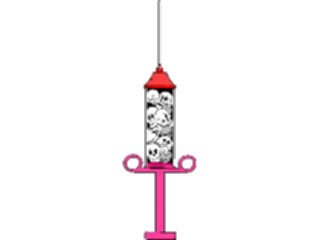 Sticker Custom Preview Image #068510 Health Medical Cartoons Syringe Skulls