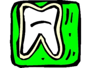 Sticker Custom Preview Image #068532 Health Medical Cartoons Tooth3