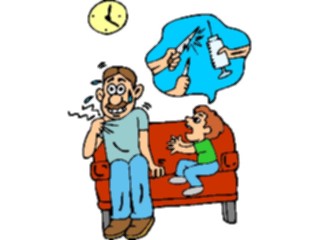 Sticker Custom Preview Image #068554 Health Medical Cartoons Waiting Room Anxiety1