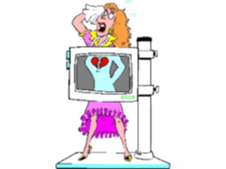 Sticker Custom Preview Image #068582 Health Medical Cartoons X Ray Broken Heart1