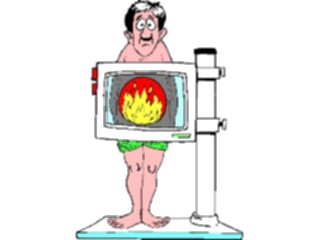 Sticker Custom Preview Image #068588 Health Medical Cartoons X Ray Flames1