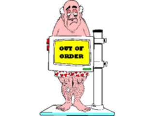 Sticker Custom Preview Image #068594 Health Medical Cartoons X Ray Outof Order3