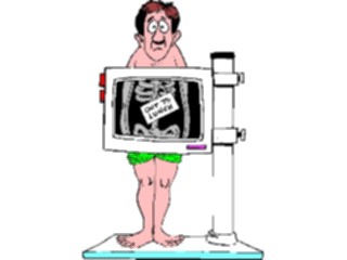 Sticker Custom Preview Image #068595 Health Medical Cartoons X Ray Outto Lunch1