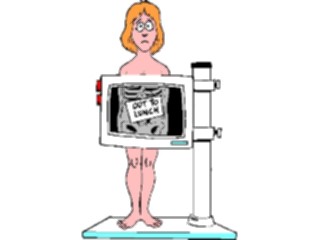 Sticker Custom Preview Image #068596 Health Medical Cartoons X Ray Outto Lunch2