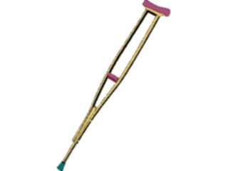 Sticker Custom Preview Image #068693 Health Medical Equipment Supplies Crutch2