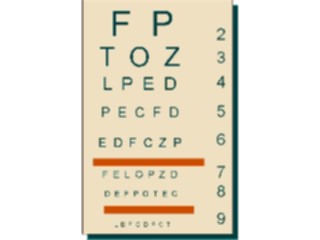 Sticker Custom Preview Image #068702 Health Medical Equipment Supplies Eye Chart2