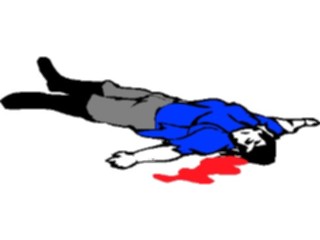 Sticker Custom Preview Image #068925 Health Medical Miscellaneous Man Bleeding