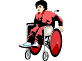 Sticker Custom Preview Image #068935 Health Medical Miscellaneous Personin Wheelchair