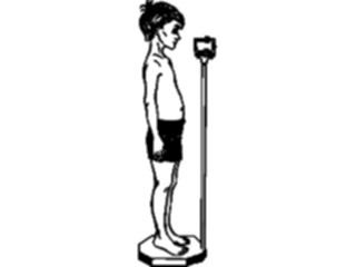 Sticker Custom Preview Image #068948 Health Medical Miscellaneous Weighing In