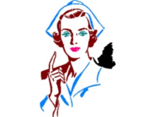 Sticker Custom Preview Image #069103 Health Medical Professionals Nurse1