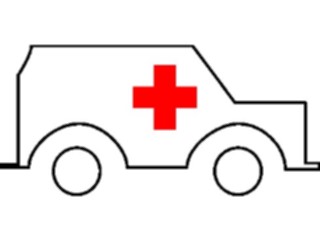 Sticker Custom Preview Image #069143 Health Medical Signs Symbols Ambulance1