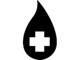 Sticker Custom Preview Image #069195 Health Medical Signs Symbols Donate Blood3